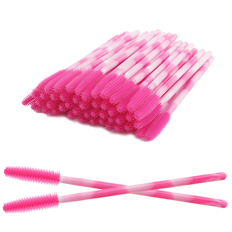 Eyelash Extension Vendor - 50/100 Pezzi Spazzole Monouso in Silicone