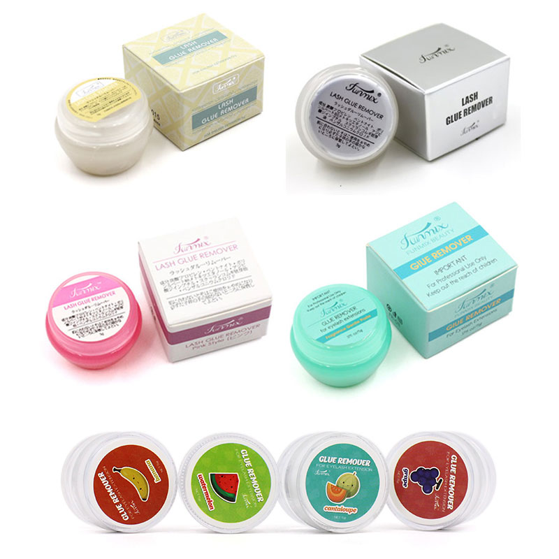 Eyelash Extension Removal - 10 pz Sapore di Frutta Colla