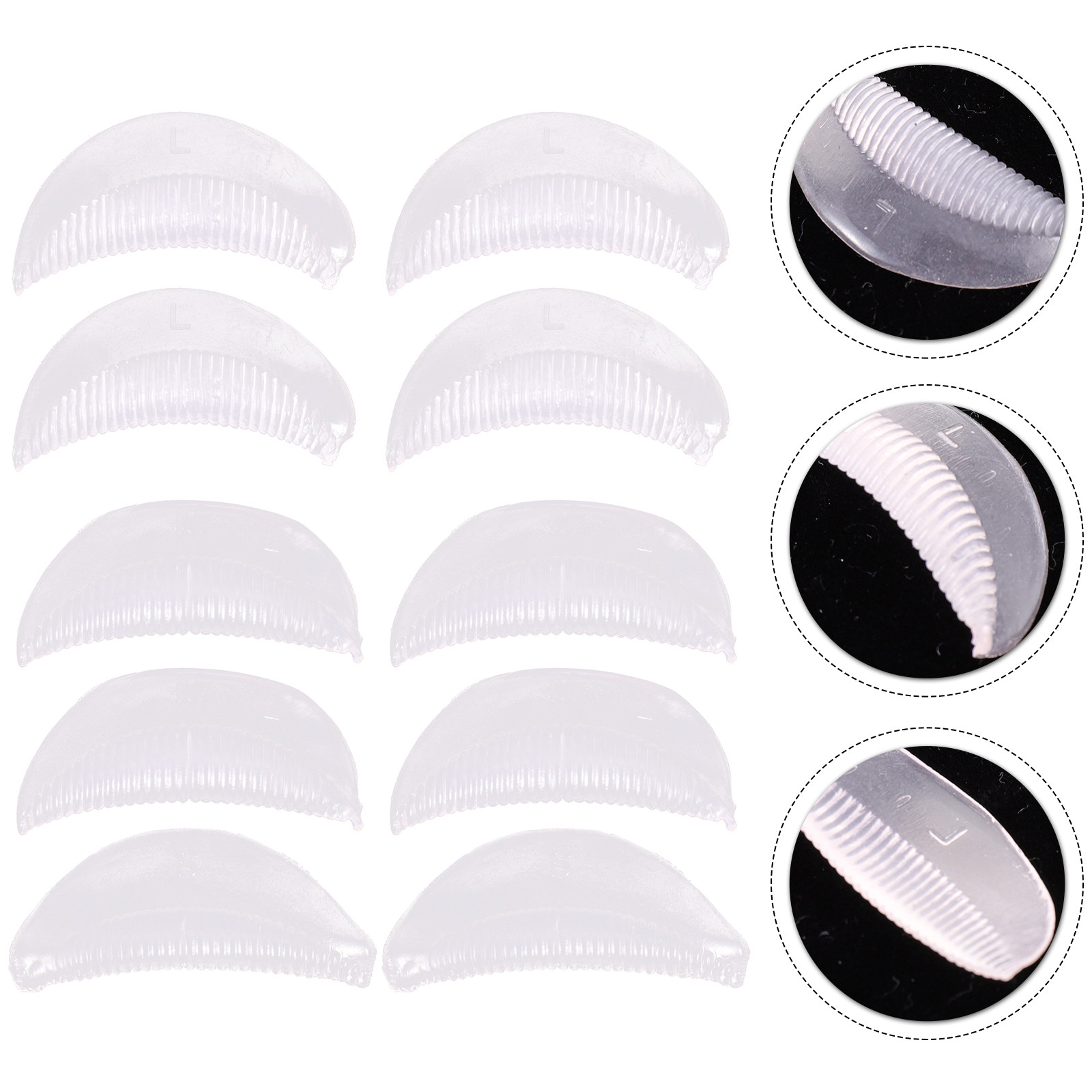 Eyelash Extension Is Safe - 10 Paia di Cuscinetti in Silicone