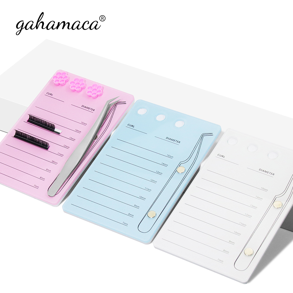 Eyelash Extension Last - GAHAMACA acrilico Lashes Holder Pad Individual