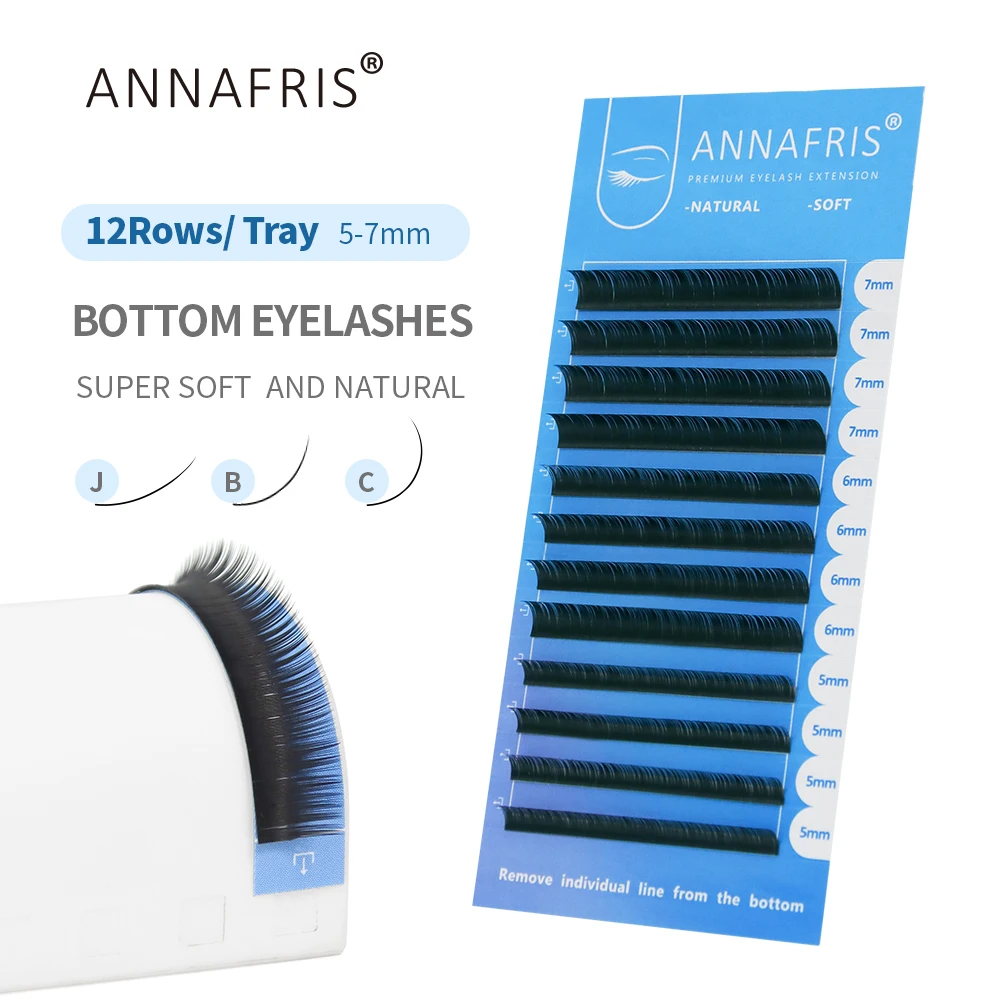 Lash Tray Organizer - ANNAFRIS Ciglia inferiori 5-7mm Mix Estensione