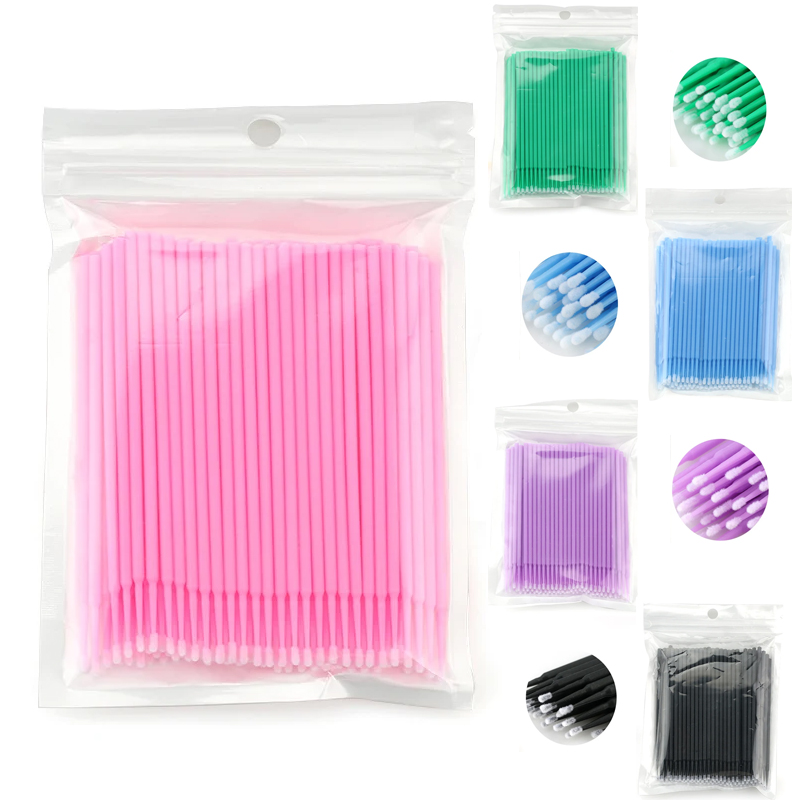 Eyelash Extension Removal - 50/100PCS Micro Spazzole Usa E Getta