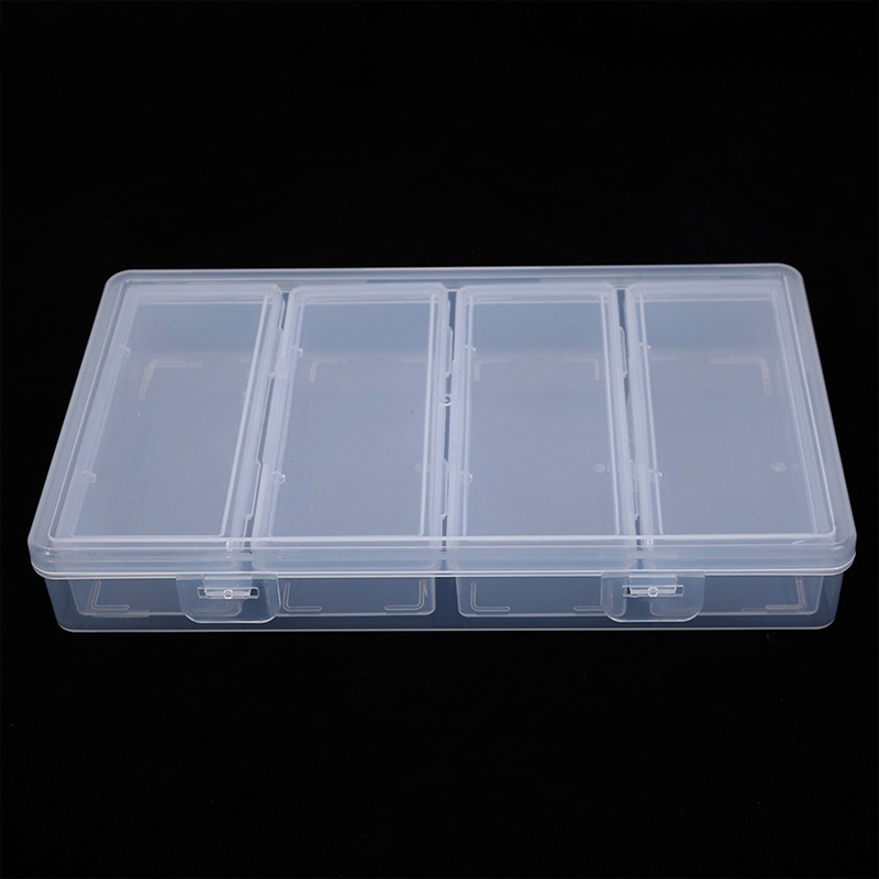 Lash Tray Organizer - Scatola portaoggetti trasparente a 4 scomparti
