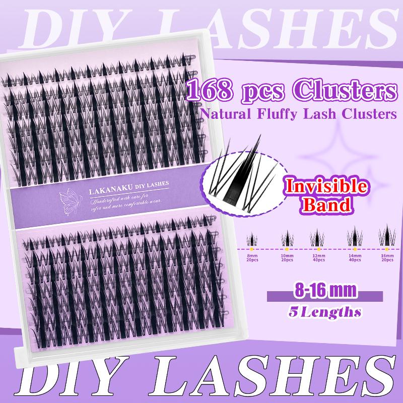 Eyelash Extension Vendor - Ciglia Naturali a Ciuffetti, Applicazione Facile,
