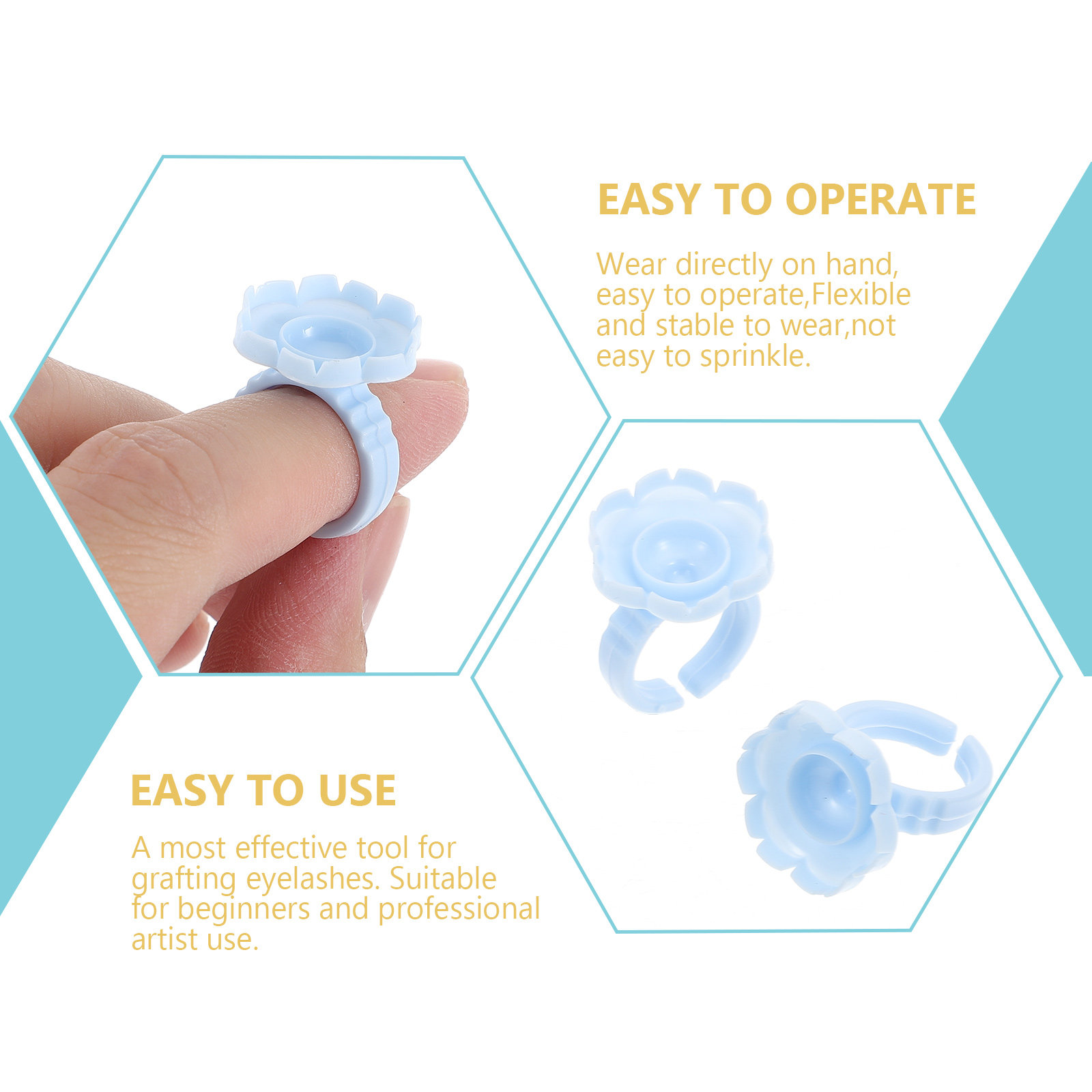100 Pezzi di Anelli Porta Coll - Eyelash Extension Is Safe recensione e prezzo
