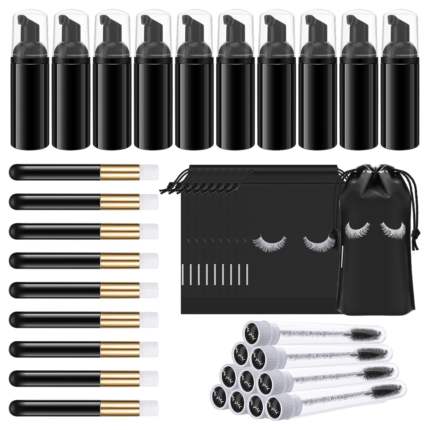 Set per la pulizia delle cigli - Eyelash Extension Wash Kit recensione e prezzo