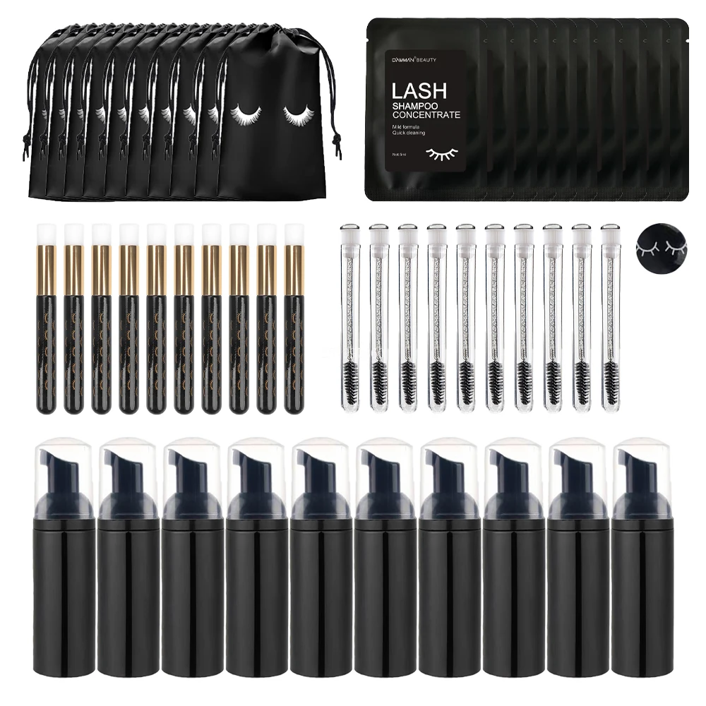 50/25 pezzi rimozione estensio - Eyelash Extension Wash Kit recensione e prezzo